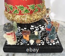 2007 Vintage L E Christopher Radko Schaller SANTA CLAUS Jeweled Christmas Figure