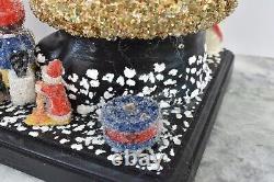2007 Vintage L E Christopher Radko Schaller SANTA CLAUS Jeweled Christmas Figure