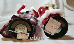 2010 Byers Choice The Carolers Mr & Mrs Santa Claus Pair