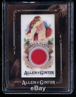 2017 Topps Allen and Ginter Santa Claus Fictional Figures Relic 06/10