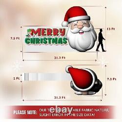 21x13Ft Giant Inflatable Santa Claus with Built-in LED Light and 480w Blower