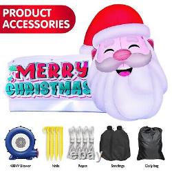 21x13Ft Giant Inflatable Santa Claus with Built-in LED Light and 480w Blower