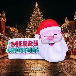 21x13Ft Giant Inflatable Santa Claus with Built-in LED Light and 480w Blower