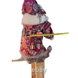 22 Santa Claus Christmas Decoration Large Vintage Father Xmas Figure Ornament