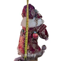 22 Santa Claus Christmas Decoration Large Vintage Father Xmas Figure Ornament