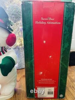 22' Vntg Santa's Best Christmas Jolly The Snowman Telco Animation Original Box