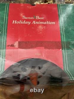 22' Vntg Santa's Best Christmas Jolly The Snowman Telco Animation Original Box