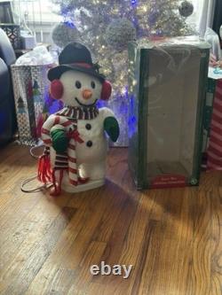 22' Vntg Santa's Best Christmas Jolly The Snowman Telco Animation Original Box