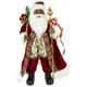24 African American Santa Claus With Gift Bag Christmas