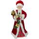 24 Animated Musical Christmas Figure Mrs. Claus With Lighted Candle