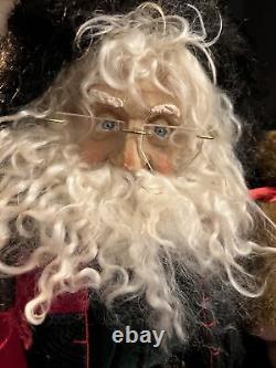 24 HTF House Of Hatten YE OLDE SANTA MAKER Dee Gann Santa Claus Glasses Bear