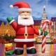 26ft Large Christmas Inflatable Santa Claus Candy Cane Blow Up Outdoor Decor