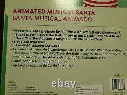 28 African American Animated Musical Santa Claus New in box