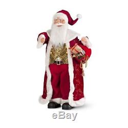 3 Foot Lighted Animated Musical Santa Claus Figure Christmas Holiday Decoration