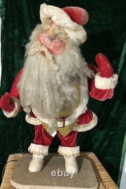 30 Vintage 1960s MECHANICAL Santa Claus Christmas Harold Gale Store Display