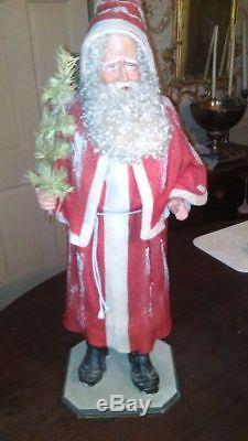 31 1/2 Inches Extra Large Kathy Patterson Belsnickel Santa Claus Candy Container