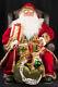 31 Santa Claus Sitting In Arm Chair Throne Christmas Figure Decoration Display