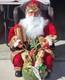 31 Santa Claus Sitting In Wing Chair Holiday Christmas Display Presents Toys