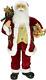 36 Holly Berry Santa Claus With Presents And Gift Bag Christmas Figure