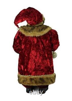 36 Inch Standing Ol' World Traditional Santa Claus Christmas Figurine Figure