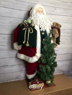 36 Large Standing Christmas Santa Claus Figure Doll Xmas Tree Room Decoration