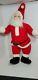 36 Vintage Santa Claus Figure Doll Plush Body, Hard Plastic Face