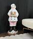 37''christmas Chef Santa Claus With Gingerbread & Cupcake. Outside /inside Decor