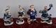 4-danbury Mint Penn State Nittany Lions Santa & Mrs Claus Figures Football