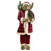 48 Moose Santa Claus Standing Christmas Figure
