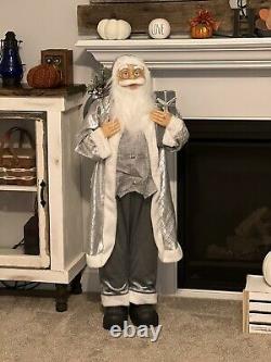 48 Silver Santa Claus