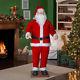 5'8 Santa Claus Animated Dancing Christmas Decor Bi-lingual Mp3 Compatible
