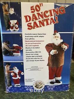 50 Animated Dancing Singing Santa Claus Motion Activated by Christmas Intl
