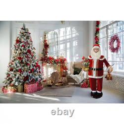 58 Dancing Santa Claus Animatronic with Prelit Tree & Motion-Activated Decor