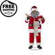 6' Animated Life-size Santa Claus With Wishlist Christmas Animatronic