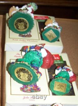 6 International Santa Claus Collection figures & Ornaments The Ireland Germany