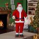 6' Life Size Gemmy Animated Dancing Santa Claus Greets & Sings English & Spanish