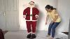 60 Red Music Move Realistic Collect Santa Claus Doll Xmas Decor Sad60001