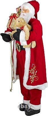 60 inch Rare Collection Large Santa Claus Statue Christmas Xmas Holiday Indoor