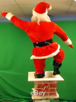 7-Up Santa Claus 1950's Animated Inflating Store Display Harold Gale  Figure