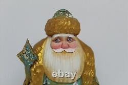 7 Wooden Santa Claus Handmade and hand painted figurine Christmas decor