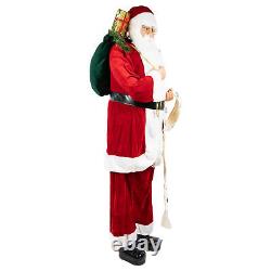 72 Red and White Santa Claus with Naughty or Nice List Christmas Figure