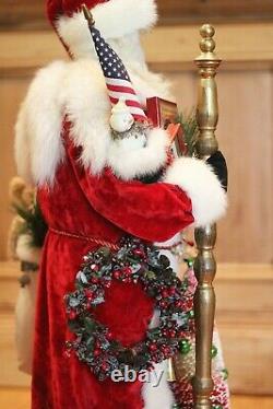 A Vintage Christmas Santa Claus, Brian Kidwell, NEW, 30 x 17 x 12