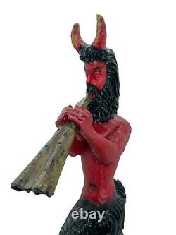 AF19 Satyr Centaur Krampus w. Horns vintage Figure Sculpture