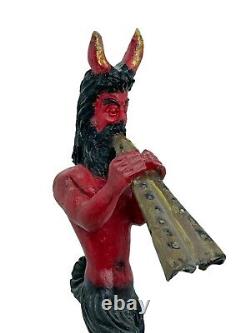 AF19 Satyr Centaur Krampus w. Horns vintage Figure Sculpture