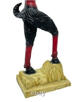 AF19 Satyr Centaur Krampus w. Horns vintage Figure Sculpture