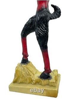 AF19 Satyr Centaur Krampus w. Horns vintage Figure Sculpture