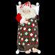 Animated Christmas Figure / Sleeping Santa In Bed / Telco Motionette / See Video