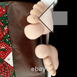 ANIMATED CHRISTMAS FIGURE / SLEEPING SANTA in BED / TELCO MOTIONETTE / SEE VIDEO