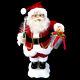 Animated Fiber Optic Santa Claus / Telco Motionettte With Fiber Optics Lights