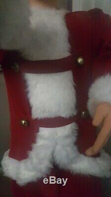 ANIMATED LIFE SIZE 5 FT MRS SANTA CLAUS Dancing And Singing Working Gemmy